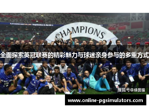 全面探索英冠联赛的精彩魅力与球迷亲身参与的多重方式